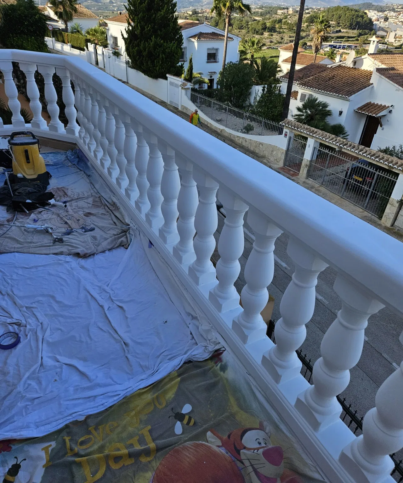 Balustrade — Werk in uitvoering
